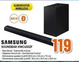 Expert Samsung soundbar HWC450ZF offerta