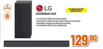 Expert LG Soundbar S40T offerta