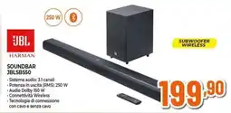 Expert JBL HARMAN Soundbar JBLSB550 offerta