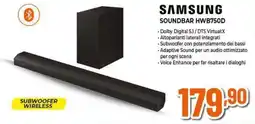 Expert SAMSUNG Soundbar HWB750D offerta