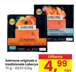 Despar Salmone originale o tradizionale LABEYRIE offerta