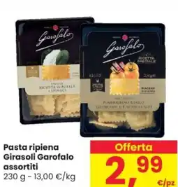Despar Pasta ripiena girasoli garofalo assortiti offerta