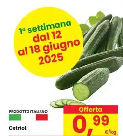 Despar Prodotto italiano cetrioli offerta