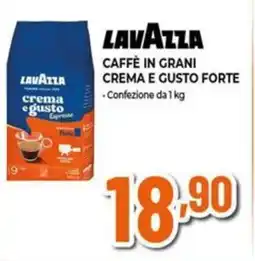 Expert Lavazza caffè in grani crema e gusto forte offerta