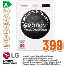 Expert LG lavatrice F4NX1009NWB offerta