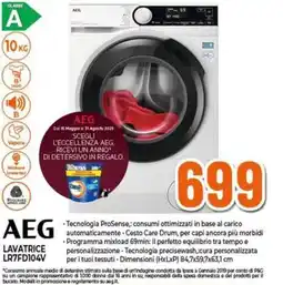 Expert AEG lavatrice LR7FD104V offerta
