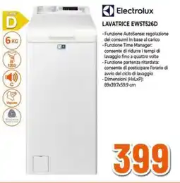 Expert Electrolux LAVATRICE EW5T526D offerta