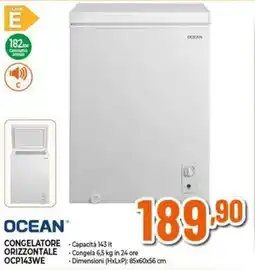 Expert Ocean congelatore orizzontale OCP143WE offerta