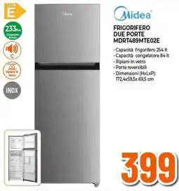 Expert Midea frigorifero due porte MDRT489MTE02E offerta