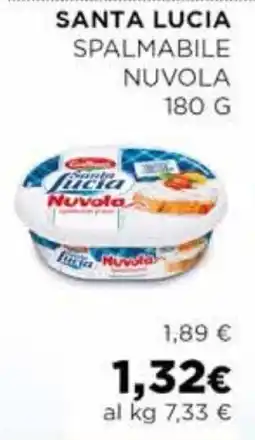 Coop Santa lucia spalmabile nuvola offerta