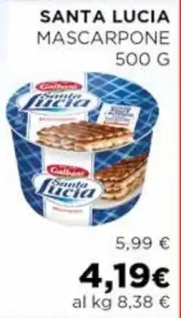 Coop Santa lucia mascarpone offerta