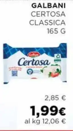 Coop Galbani certosa classica offerta
