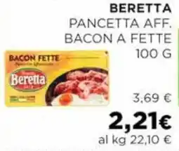 Coop Beretta pancetta aff. bacon a fette offerta