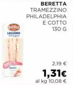 Coop Beretta tramezzino philadelphia e cotto offerta