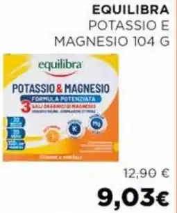 Coop Equilibra potassio e magnesio offerta