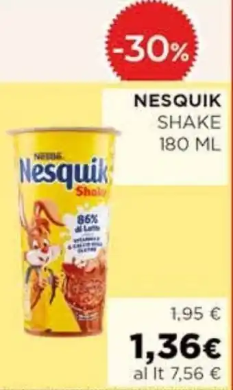 Coop Nesquik shake offerta