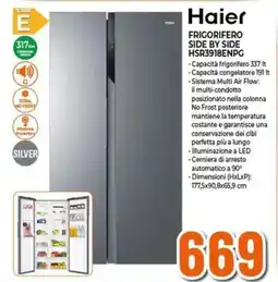 Expert Haier FRIGORIFERO SIDE BY SIDE HSR3918ENPG offerta