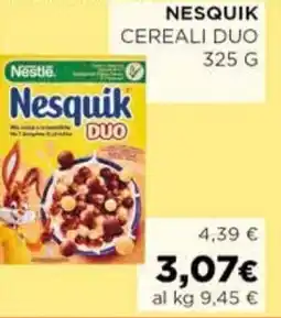 Coop Nesquik cereali duo offerta