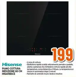 Hisense piano cottura induzione 60 cm HI6401BSCE