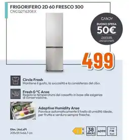 Expert Frigorifero 2d 60 fresco 300 CNCQ2T620EX offerta