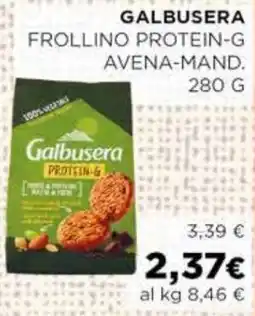 Coop Galbusera frollino protein-g avena-mand. offerta
