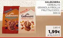 Coop Galbusera cereali g granola frolla frutta/ciocc. offerta
