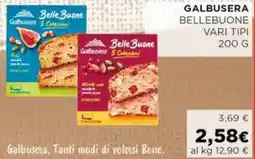 Coop Galbusera bellebuone vari tipi offerta