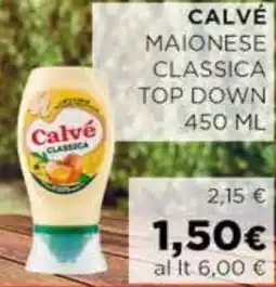 Coop Calvé maionese classica top down offerta