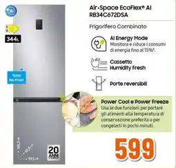 Expert SAMSUNG Air Space EcoFlex Al RB34C672DSA offerta