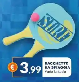 Mister Risparmio Racchette da spiaggia offerta