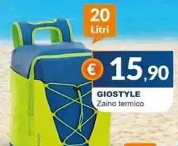 Mister Risparmio GIOSTYLE Zaino termico offerta
