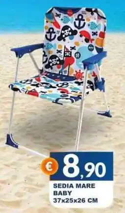 Mister Risparmio Sedia mare baby 37x25x26 cm offerta
