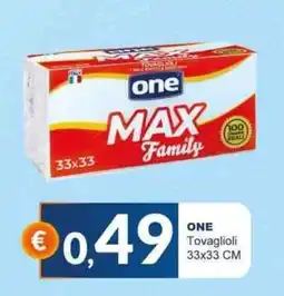 Mister Risparmio ONE Tovaglioli 33x33 CM offerta