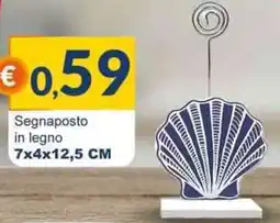 Mister Risparmio Segnaposto in legno offerta
