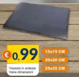 Mister Risparmio Vassoio in ardesia Varie dimensioni offerta