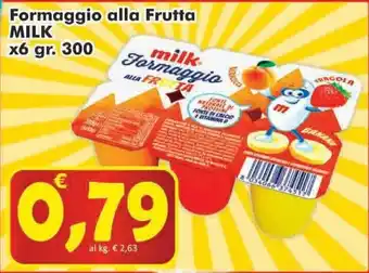 Paghi Poco Milk Formaggio Alla Frutta x6 300 gr offerta