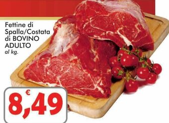 Paghi Poco Fettine di Spalla/Costata di Bovino Adulto offerta