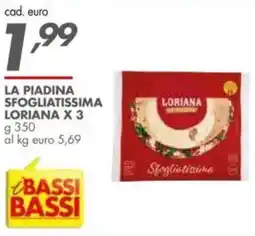 Italmark La piadina sfogliatissima LORIANA offerta