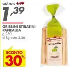 Italmark Grissini stiratini PANEALBA offerta