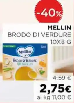 Coop Mellin brodo di verdure offerta