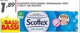 Italmark Fazzoletti tutti giorni 12x9/balsam 10x9/ 892 veli x 140 SCOTTEX offerta