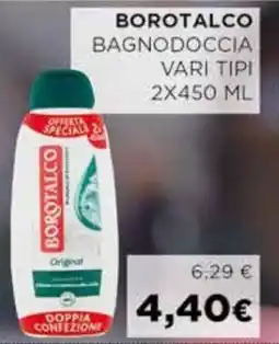 Coop Borotalco bagnodoccia vari tipi offerta