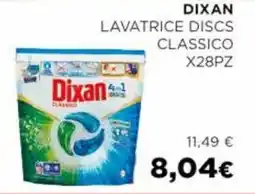 Coop Dixan lavatrice discs classico offerta