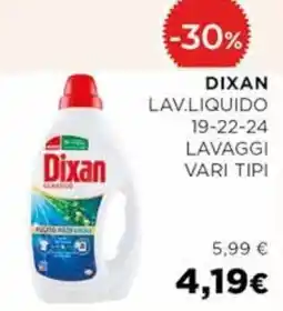 Coop Dixan lav. liquido offerta
