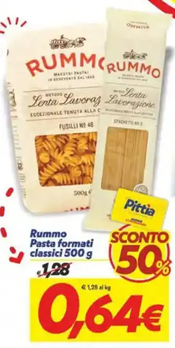 Iper Super Conveniente Rummo Pasta formati classici offerta