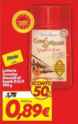 Iper Super Conveniente Latteria Soresina Granelli di bontà D.O.P. offerta