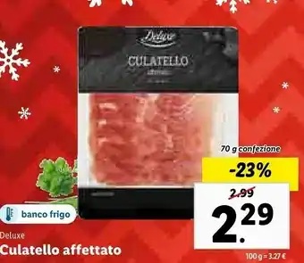 Deluxe culatello affettato