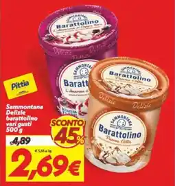 Iper Super Conveniente Sammontana Delizie barattolino vari gusti offerta
