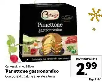 Panettone gastronomico