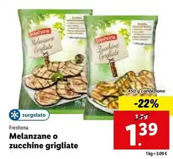 Lidl Melanzane/ zucchine grigliate offerta